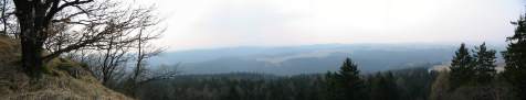 A view from Vl hora (Wolf mountain) to valley of Kos potok (Blackbird brook)
