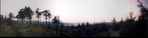 Veern pohled od Anenskho vrchu - klik pro vt verzi