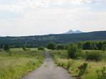 Asphalt road at idlov tank range