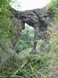 Rock window formed by selective basalt exploitation southwards form Kuvody.