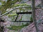 Traces of stonecutting in an old quarry close to Kladruby monastery